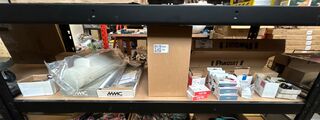 Partij installatiemateriaal en elektronica w.o. schakelaars W.o. MMC,